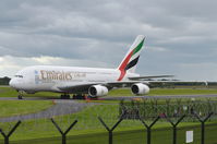 A6-EDL @ EGCC - Just landed at Manchester. - by Graham Reeve