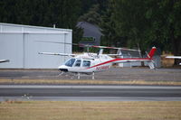 N1368X @ KCLS - Bell 206A sitting peaceful at KCLS - by Eric Olsen