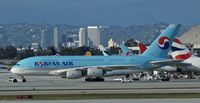 HL7621 @ KLAX - Korean Air, seen here at Los Angeles(KLAX) while being towed to the parking area - by A. Gendorf