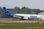 C-GTSJ @ EGCC - Air Transat - by Chris Hall