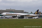 9V-SWA @ EGCC - Singapore Airlines - by Chris Hall