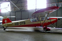 HB-OYB @ LSZO - Piper PA-18-125 Super Cub [18-1192] Luzern/Beromunster~HB 08/04/2009 - by Ray Barber