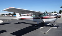 JA3987 @ KRHV - Locally-based 1986 Cessna 172P parked on the Nice Air ramp at Reid Hillview Airport, San Jose, CA. - by Chris Leipelt