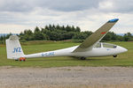 G-CJVZ @ X5SB - Schleicher ASK-21, Sutton Bank Airfield, N Yorks, August 9th 2015. - by Malcolm Clarke