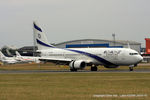 4X-EHE @ EGGW - El Al Israel Airlines - by Chris Hall