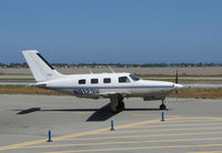 N9123V @ KSQL - Locally-based 1987 Piper PA-46-310P taxiing for take off @ San Carlos Airport, CA - by Steve Nation