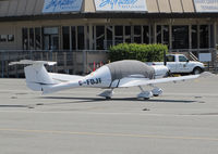 C-FDJF @ KSQL - 2006 Diamond DA-40 far from home on visitor's ramp @ San Carlos Airport, CA - by Steve Nation