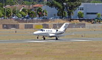 UNKNOWN @ KRHV - Locally-based Cessna Citation 525 landing runway 31R at Reid Hillview Airport, San Jose, CA. Photo taken from the control tower. - by Chris Leipelt