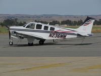 N236MM @ KPRB - Newport Cove LLC (Newport, OR) Raytheon A36 visiting @ Paso Robles Municipal Airport, CA - by Steve Nation