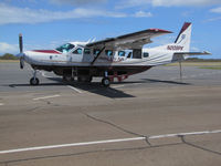N208PK @ MKK - Makani Kai Air 2005 Cessna 208B on apron @ Molokai Topside Airport, HI - by Steve Nation