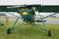 F-BDXM @ LFRN - Morane-Saulnier MS-506L Criquet, Static display, Rennes-St Jacques airport (LFRN-RNS) Air show 2014 - by Yves-Q