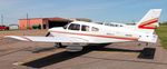 N8419H @ 1D6 - Piper PA-28-181 Cherokee on the ramp in Hector, MN. - by Kreg Anderson