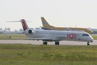 F-HMLG @ LFRB - Bombardier CRJ-1000, Taxiing to boarding area, Brest-Bretagne airport (LFRB-BES - by Yves-Q