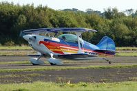 G-EGLE @ EGFH - Visiting Christen Eagle II leading Eagle formation with 3 Pitts Specials.. - by Roger Winser