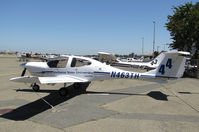 N463TH @ KCCR - Indiana State University 2009 Diamond DA40 participated in Women's 2014 Air Race Classic as Race #44 with team comprised of Chelsea Noel, Melanie Abel and Kayleigh Bordner. Seen @ Buchanan Field (Concord, CA) two days before the Concord-York, PA race. - by Steve Nation