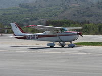 N7917G @ SZP - 1970 Cessna 172L SKYHAWK, Lycoming O-320-E2D 150 Hp, landing roll Rwy 22 - by Doug Robertson