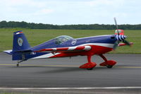 F-TGCJ @ LFOA - Extra EA-330SC, Taxiing after landing rwy 24, Avord Air Base 702 (LFOA)  Open day 2012 - by Yves-Q