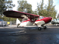 N4057M @ KPAO - Locally-based 1947 Piper PA-12 as NC4057M at Palo Alto Airport, CA - by Steve Nation