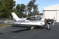 N290DY @ KPAO - Locally-based 2002 Socota TB-21 Trinidad with cowling cover removed at Palo Alto Airport, CA - by Steve Nation