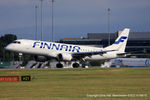 OH-LKP @ EGCC - Finnair - by Chris Hall