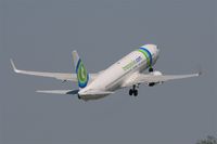 F-GZHK @ LFRS - Boeing 737-8K2, Take-off rwy 03, Nantes-Atlantique airport (LFRS-NTE) - by Yves-Q