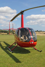 G-WLDN @ X5FB - Robinson R44 Raven 1 at Fishburn Airfield, August 8th 2015. - by Malcolm Clarke