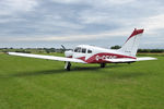 G-CEOF @ X5FB - PA-28R-201 Cherokee Arrow III, Fishburn Airfield, July 24th 2015. - by Malcolm Clarke