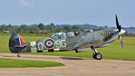 G-BMSB @ EGSU - X. MJ627 working at The Imperial War Museum, Duxford, Cambridgeshire. - by Eric.Fishwick