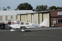 N725SB @ KPAO - Locally-Based Cirrus SR20 taxiing @ Palo Alto Airport, CA - by Steve Nation
