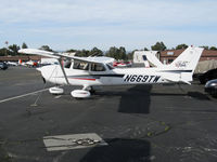 N669TW @ KPAO - Locally-Based 2002 Cessna 172S @ Palo Alto Airport, CA - by Steve Nation