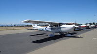 N182MG @ KRHV - ATIS Group LLC (Acton, CA) 2001 Cessna T182T preparing for start up at Reid Hillview Airport, San Jose, CA. - by Chris Leipelt
