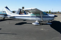N3141F @ KWHP - 1966 Cessna 182J visiting  Whiteman Airport, Pacoima, CA - by Steve Nation