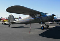 N2014V @ KWHP - Locally-Based 1947 Cessna 120 as NC2014V @ Whiteman Airport, Pacoima, CA - by Steve Nation