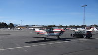 N5302N @ KPAO - Locally-bassed 1980 Cessna 182Q parked at its tie down at Palo Alto Airport, Palo Alto, CA. - by Chris Leipelt