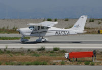 N373TA @ KSQL - Locally-based 2010 Tecnam P-92 Eaglet taking off @ San Carlos Airport, CA - by Steve Nation