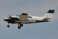 N5854S @ LAL - Beech 55 - by Florida Metal