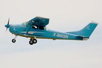 F-BKQN @ LFES - Cessna 182F Skylane, Take-off rwy 03, Guiscriff airfield (LFES) open day 2014 - by Yves-Q