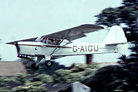 G-AIGU @ EGBK - Auster J/1N Alpha [2180] Sywell~G 06/07/1974. From a slide. - by Ray Barber