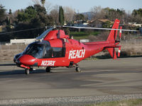 N23RX @ KCCR - 1994 Augusta A-109 with REACH (Air Medical Services) on alert @ Buchanan Field, Concord, CA - by Steve Nation