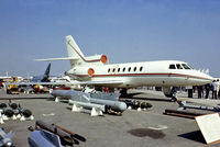 F-BMER @ LFPB - Dassault Falcon 50 [52] Paris Le-Bourget~F 13/06/1981. From a slide. - by Ray Barber