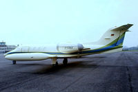 D-CDAX @ EBAW - Learjet 35A [35-135] Antwerp-Deurne~OO 12/05/1979. From a slide. - by Ray Barber