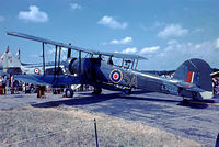 LS326 @ EGKB - Fairy Swordfish  II [Unknown) (Royal Navy) Biggin Hill~G 15/05/1969. From a slide. - by Ray Barber