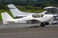 G-CCOV @ EGFH - Europa, Sleap based, seen parked up. - by Derek Flewin