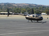 N8336X @ KCCR - Brian Conway & Associates (Van Nuys, CA) 1996 Robinson R44 @ Buchanan Field, Concord, CA with rotors turning - by Steve Nation
