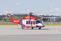 VH-YXJ @ YSWG - Australian Helicopters (VH-YXJ), operated for Ambulance Victoria, AgustaWestland AW139 taxiing at Wagga Wagga Airport. - by YSWG-photography