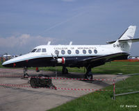 G-NFLC @ EGPT - Rare fresh air - On display outside the Airwork Service Training hangar, where it is an instructional airframe,  during the Heart of Scotland Airshow held at Perth (Scone) airfield EGPT - by Clive Pattle