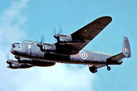 PA474 @ EGVI - Avro 683 Lancaster B.I [PA474] (Royal Air Force) RAF Greenham Common~G 07/07/1974. From a slide before the mid upper turret was added. - by Ray Barber