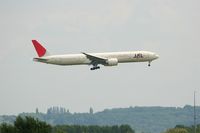 JA736J @ LFPG - Boeing 777-346 (ER), Short approach Rwy 26L, Roissy Charles De Gaulle Airport (LFPG-CDG) - by Yves-Q