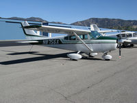 N8756X @ KWHP - 1961 Cessna 182D @ Whiteman Airport, Pacoima, CA - by Steve Nation