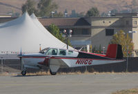 N11GG @ KRHV - Locally-based and really sharp looking 1959 Beech M35 Bonanza @ Reid-Hillview Airport, San Jose, CA - by Steve Nation